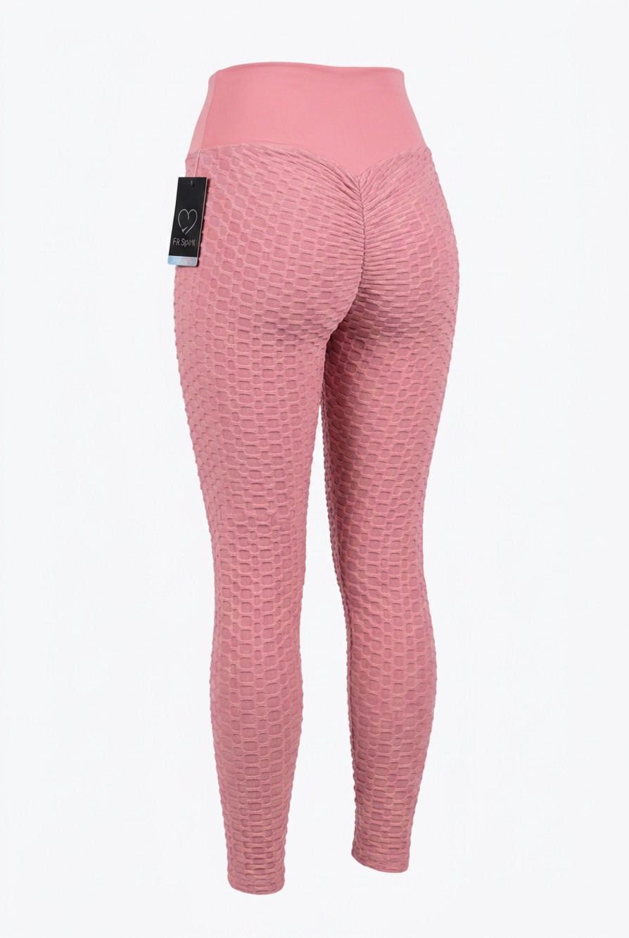 NWT ShoActive Crossover V High Waist Honeycomb Scrunch-butt Leggings size M
